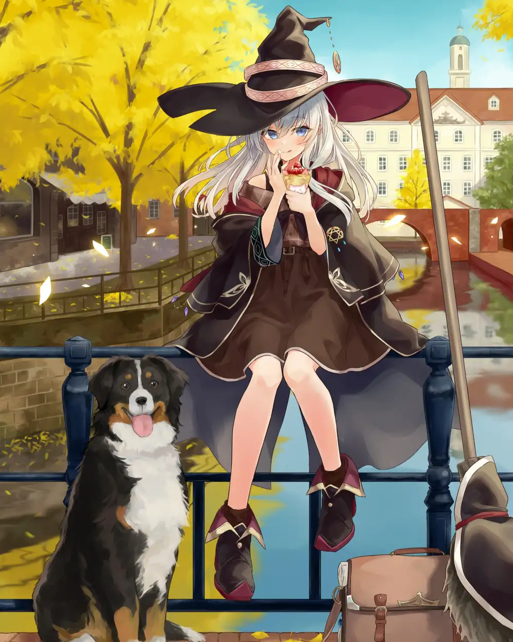 ảnh Elaina anime đẹp như tranh vẽ