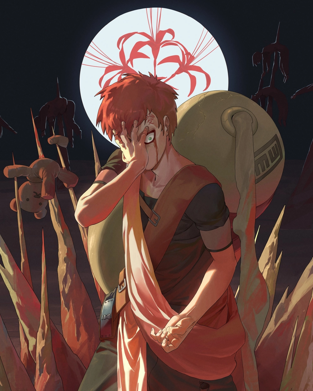 ảnh gaara ngầu và mạnh mẽ 