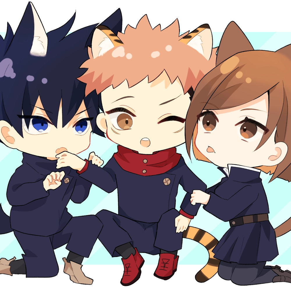 hình ảnh anime jujutsu kaisen chibi 