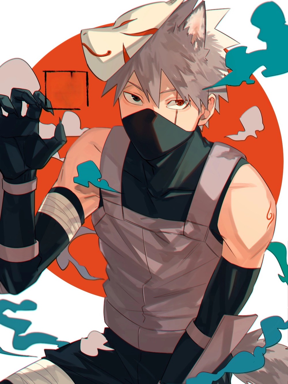 hình ảnh kakashi ngầu mạnh mẽ 
