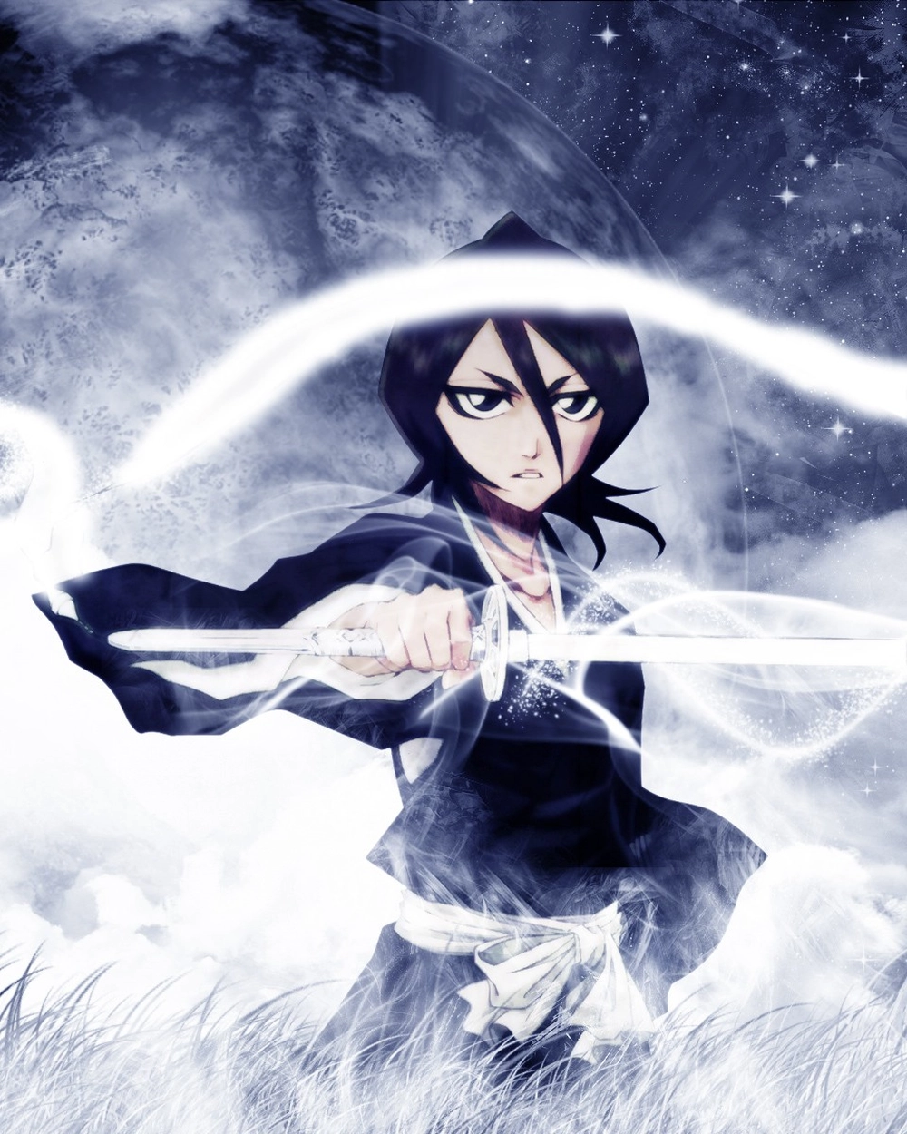 ảnh hoạt hình kuchiki rukia 