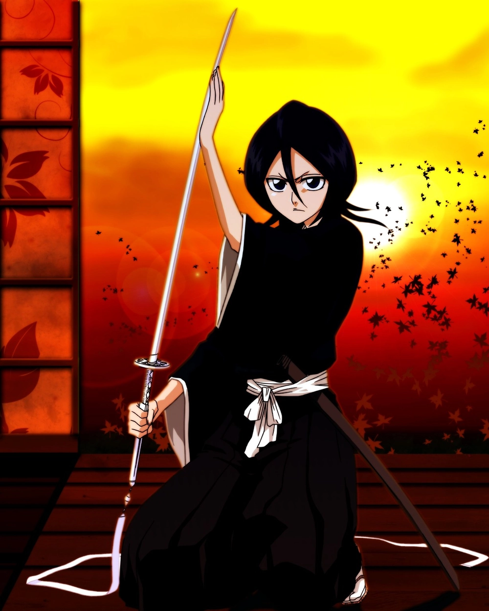 hình kuchiki rukia phiên bản anime 