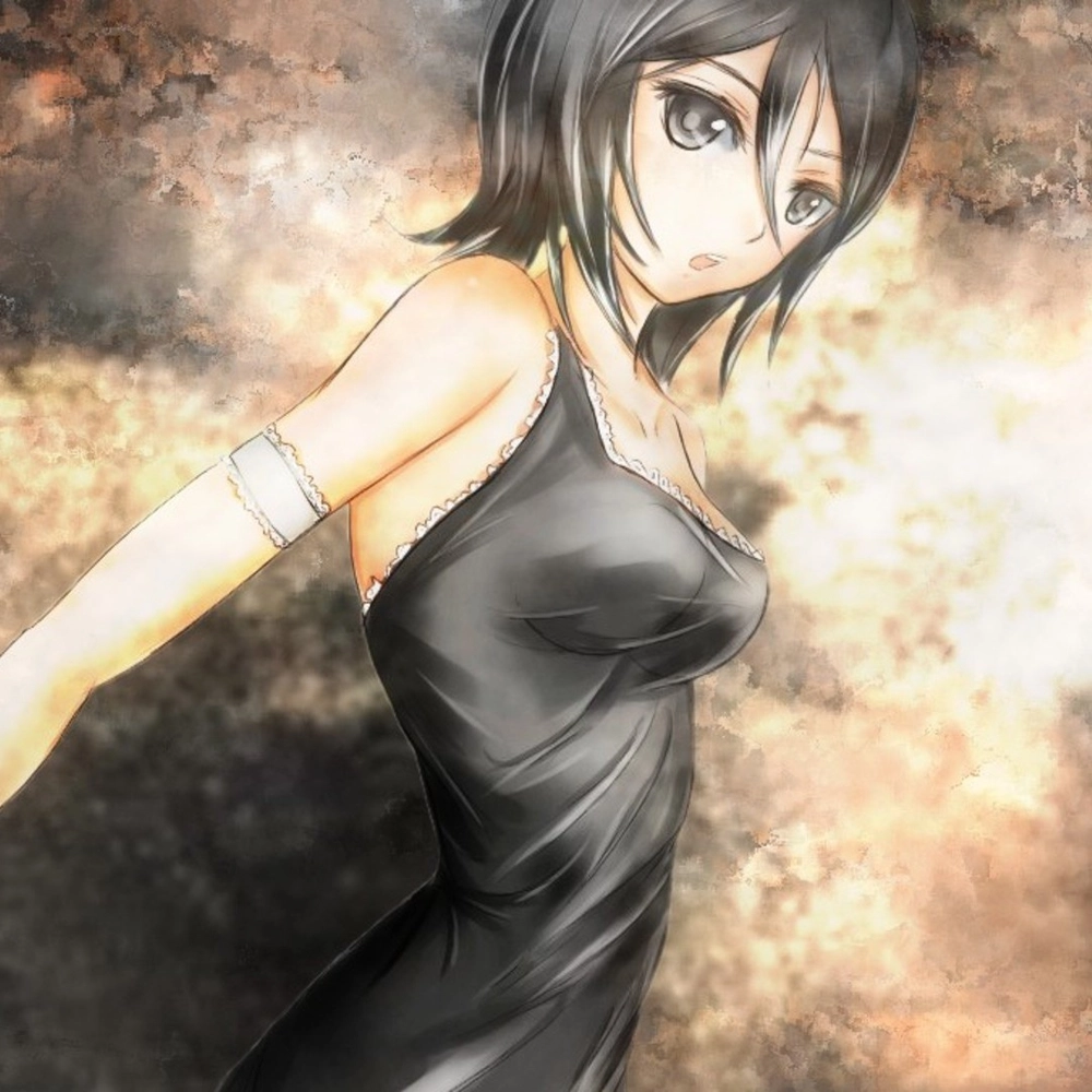 hình ảnh kuchiki rukia cute style anime 