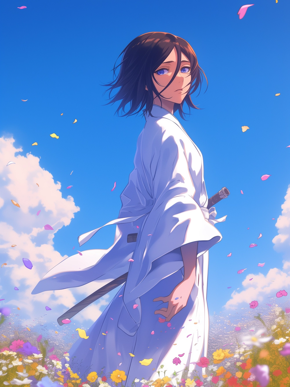 hình anime kuchiki rukia chất lượng cao 