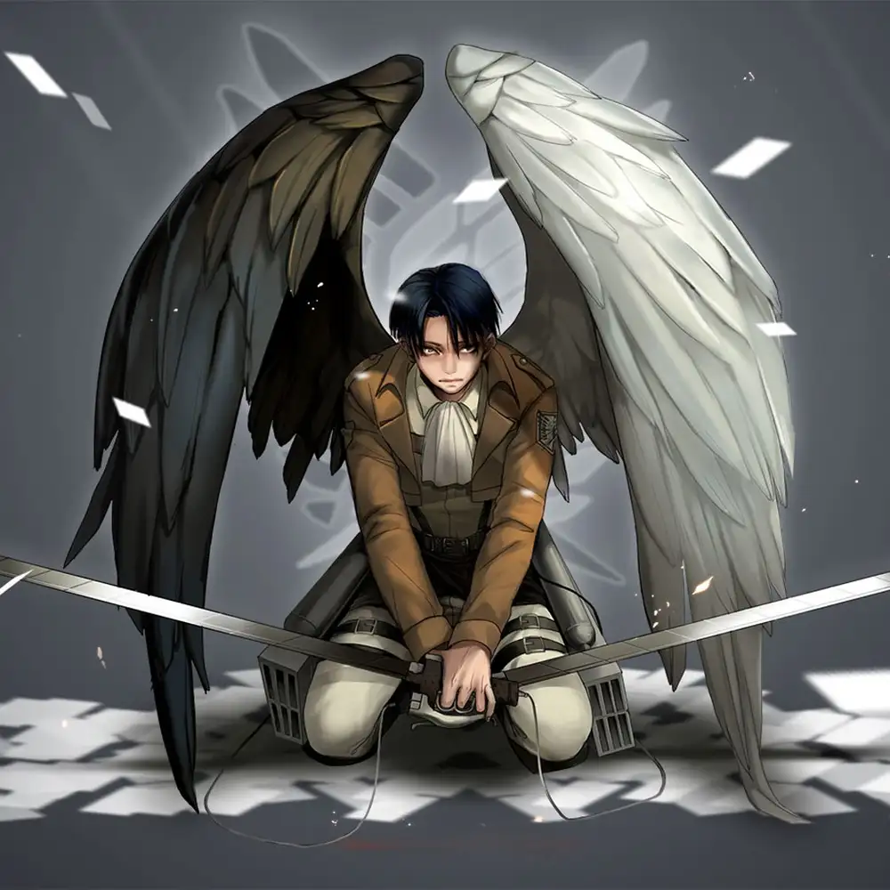 ảnh levi ngầu từ attack on titan 