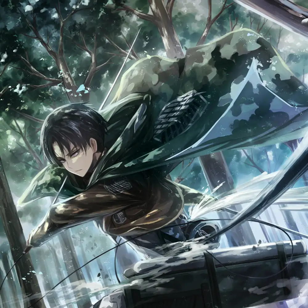 ảnh attack on titan levi ngầu 