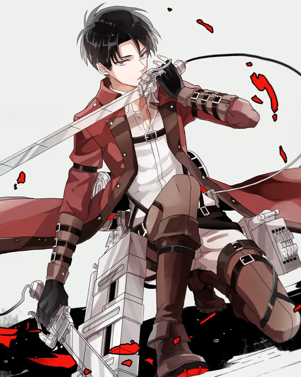 ảnh levi ackerman trong attack on titan 