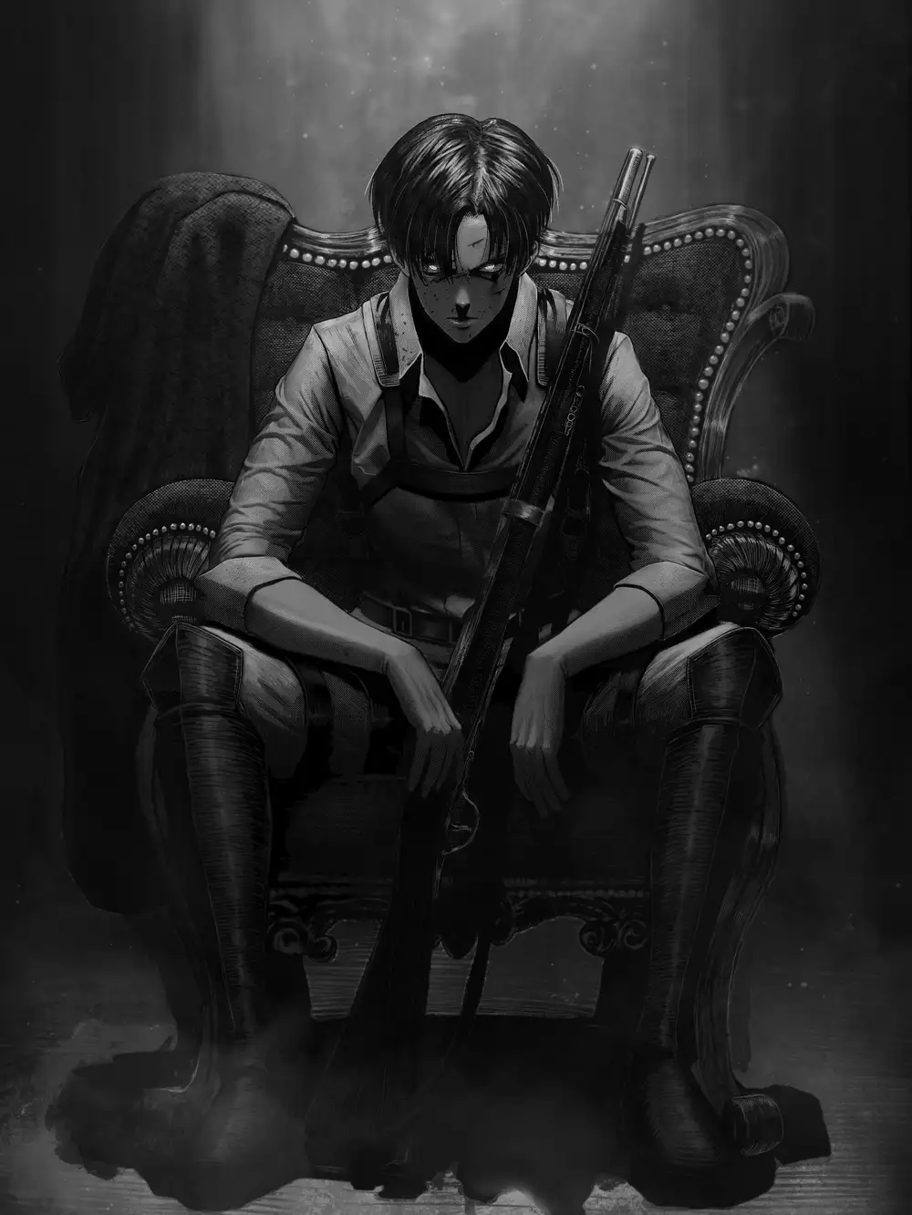ảnh levi ackerman cool ngầu 