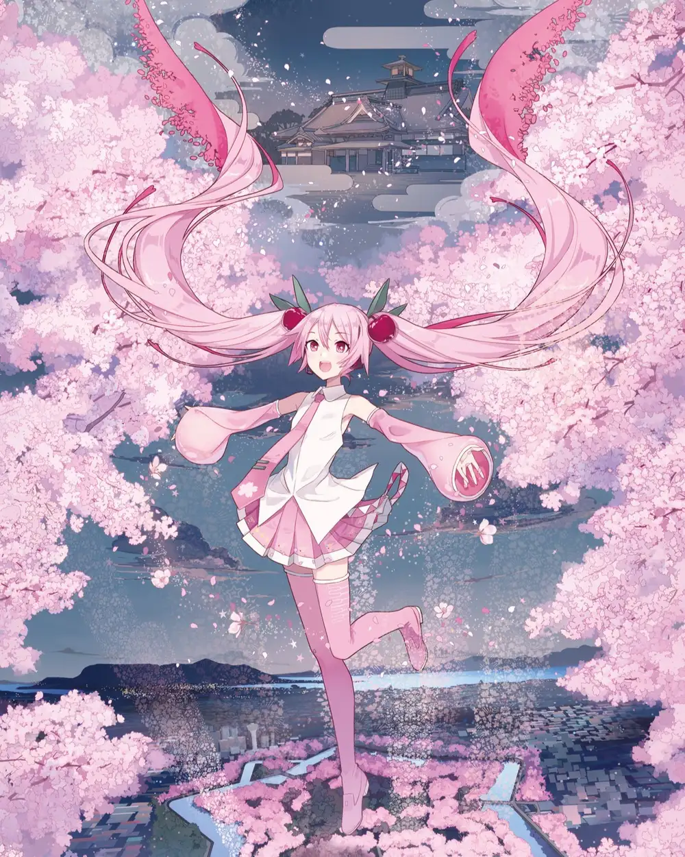 ảnh miku hatsune phong cách idol hiện đại