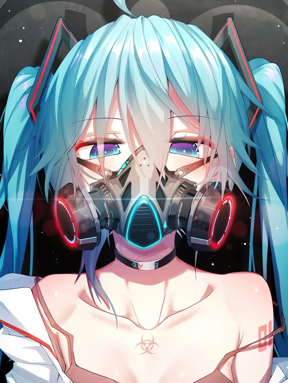 ảnh cosplay miku với đạo cụ đầy sáng tạo