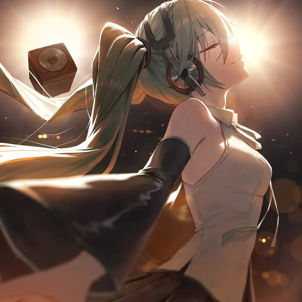 ảnh miku ngầu trong trang phục chiến binh