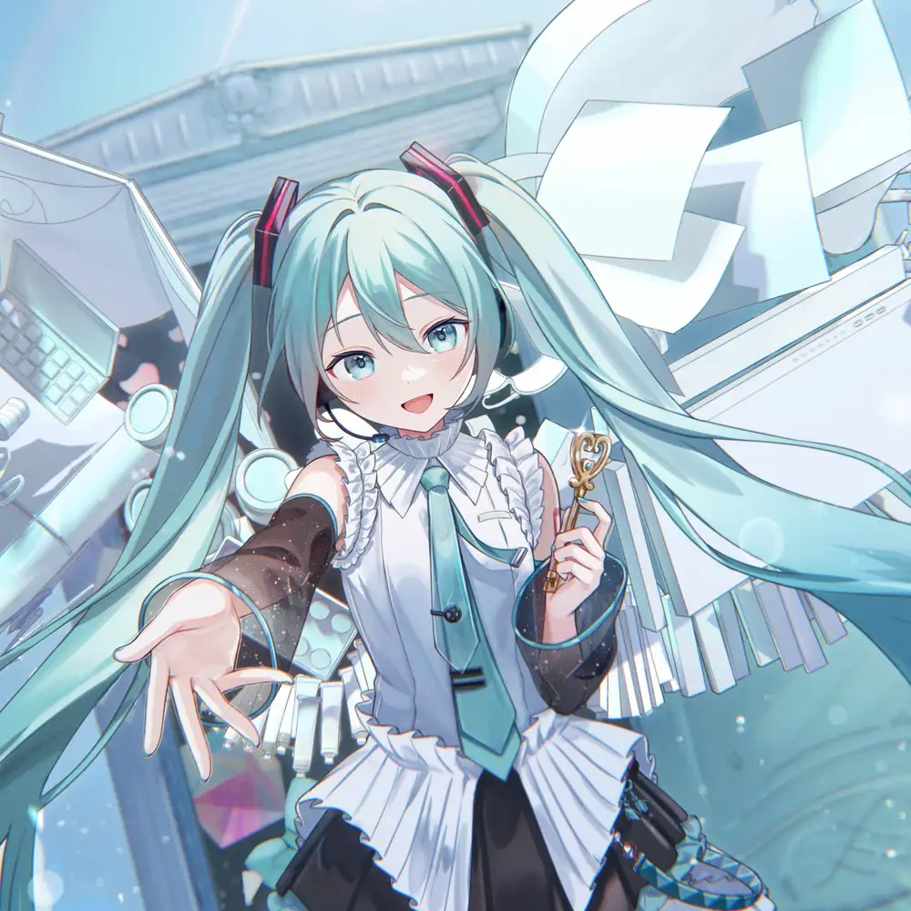 ảnh miku ngầu phong cách cá tính mạnh mẽ