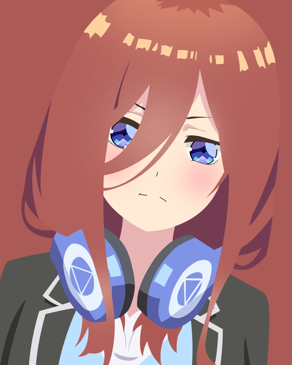 ảnh anime miku nakano buồn 