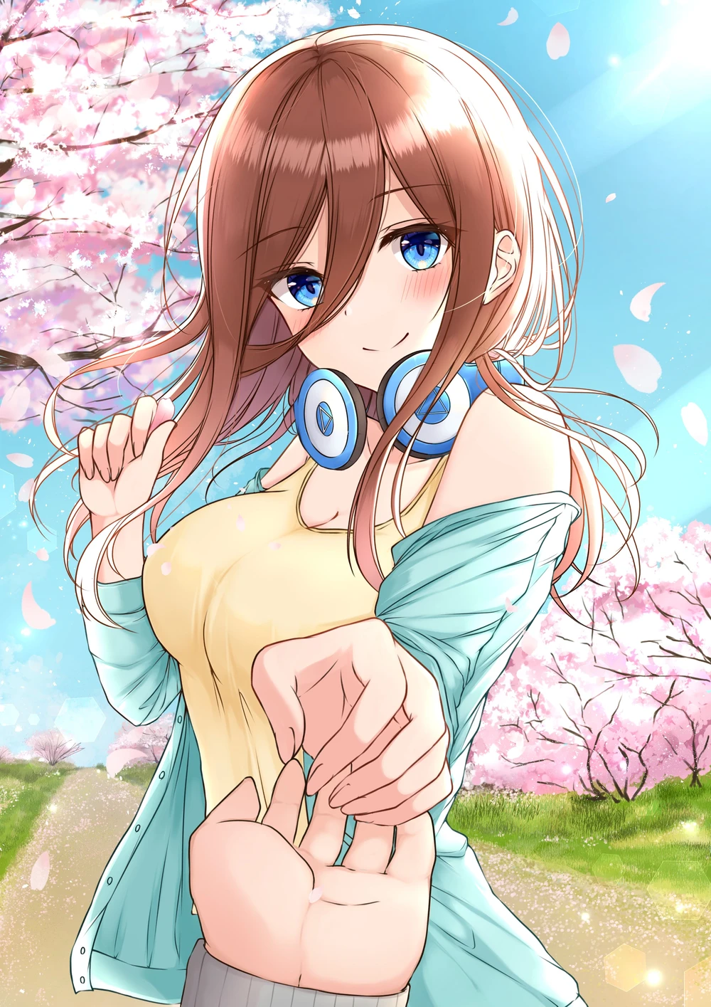 ảnh anime miku nakano sinh động 