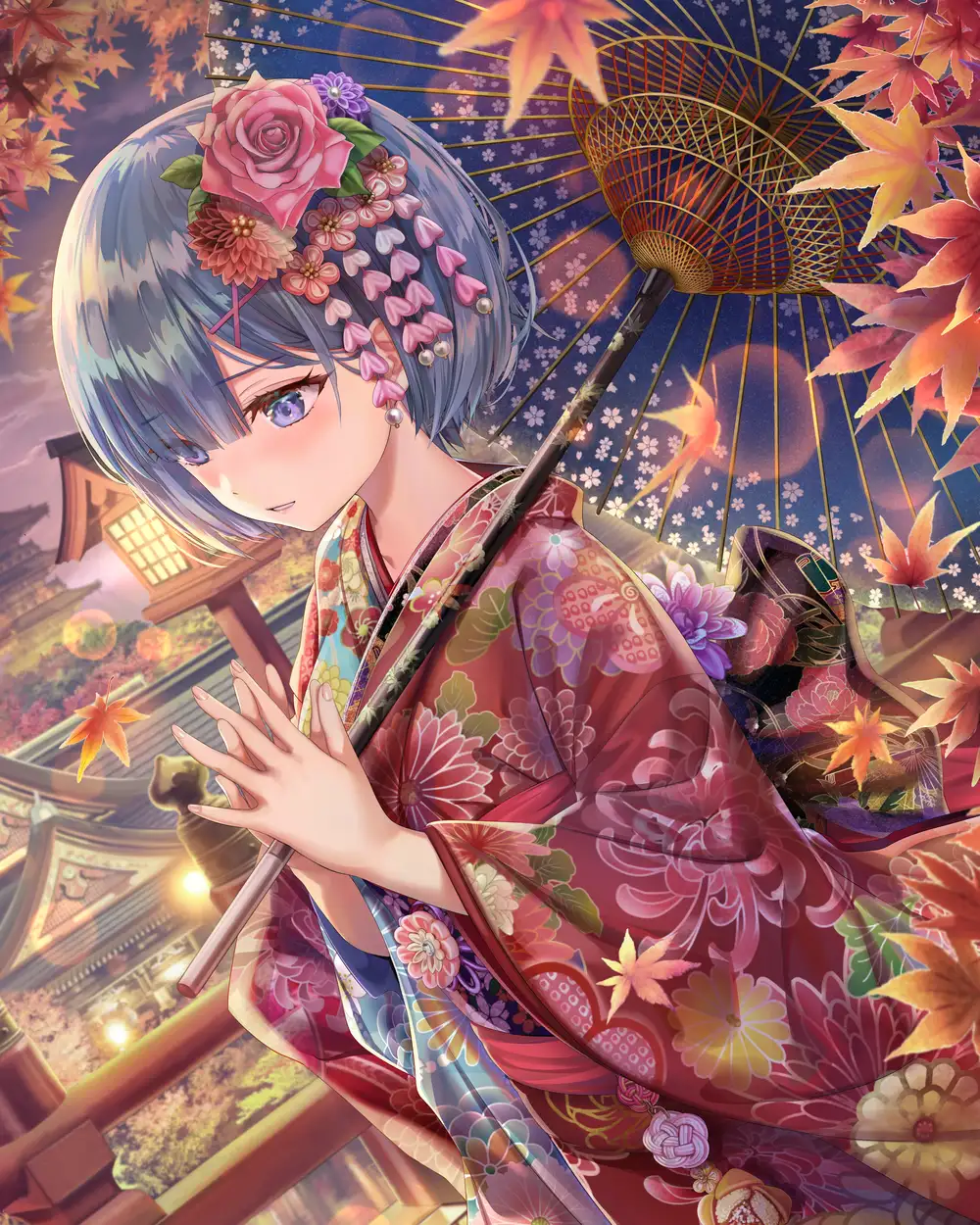 ảnh rem anime cực kỳ đẹp 