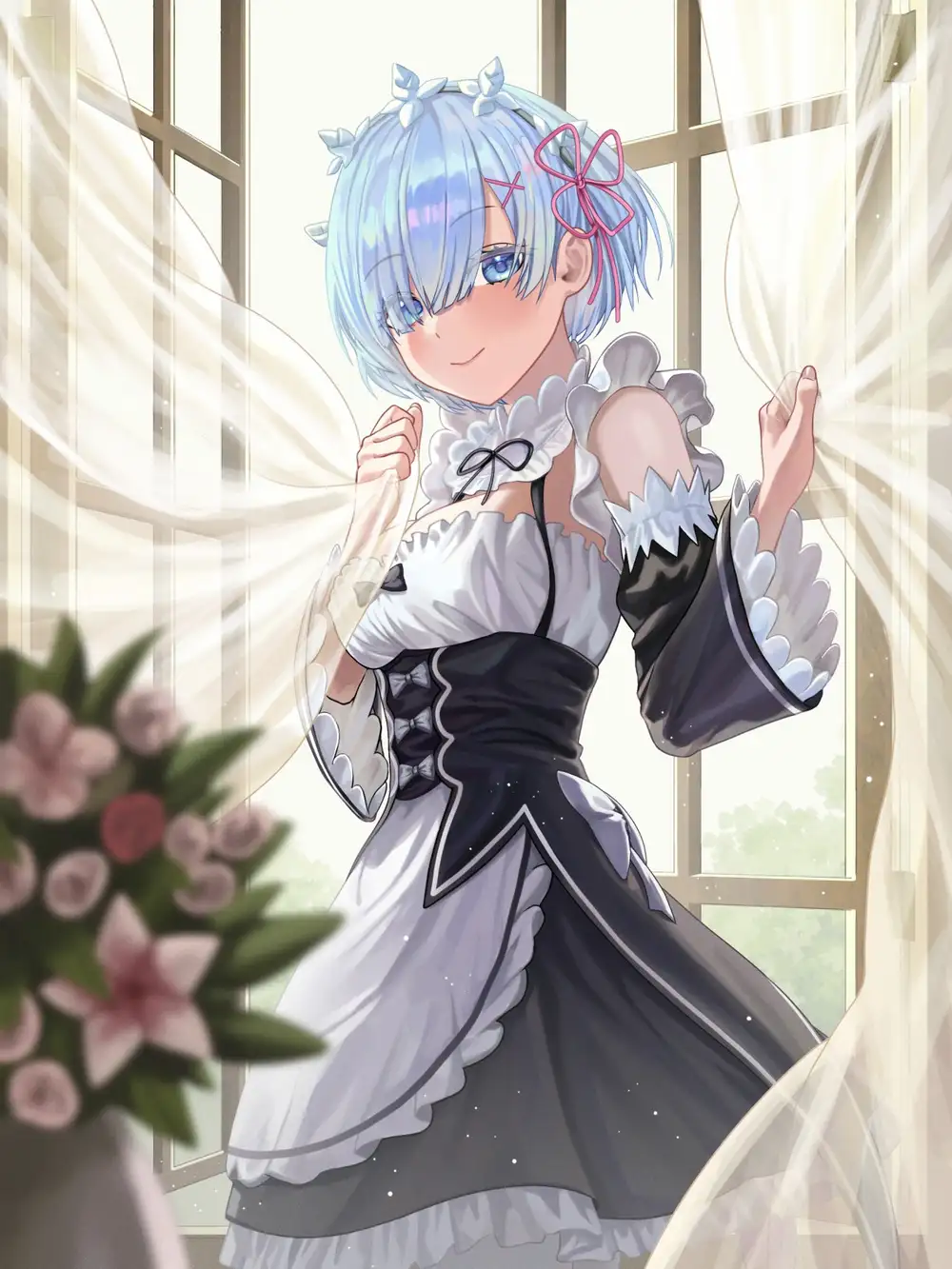 ảnh rem anime tinh tế 