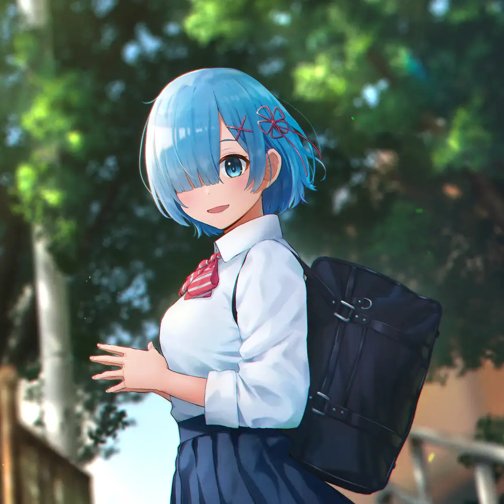 hình ảnh anime rem 