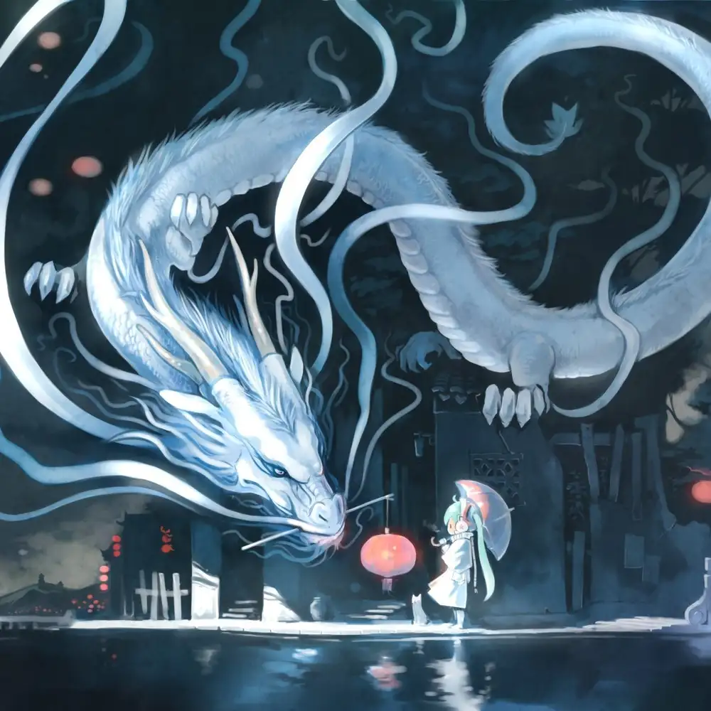 hình anime rồng lạ mắt 