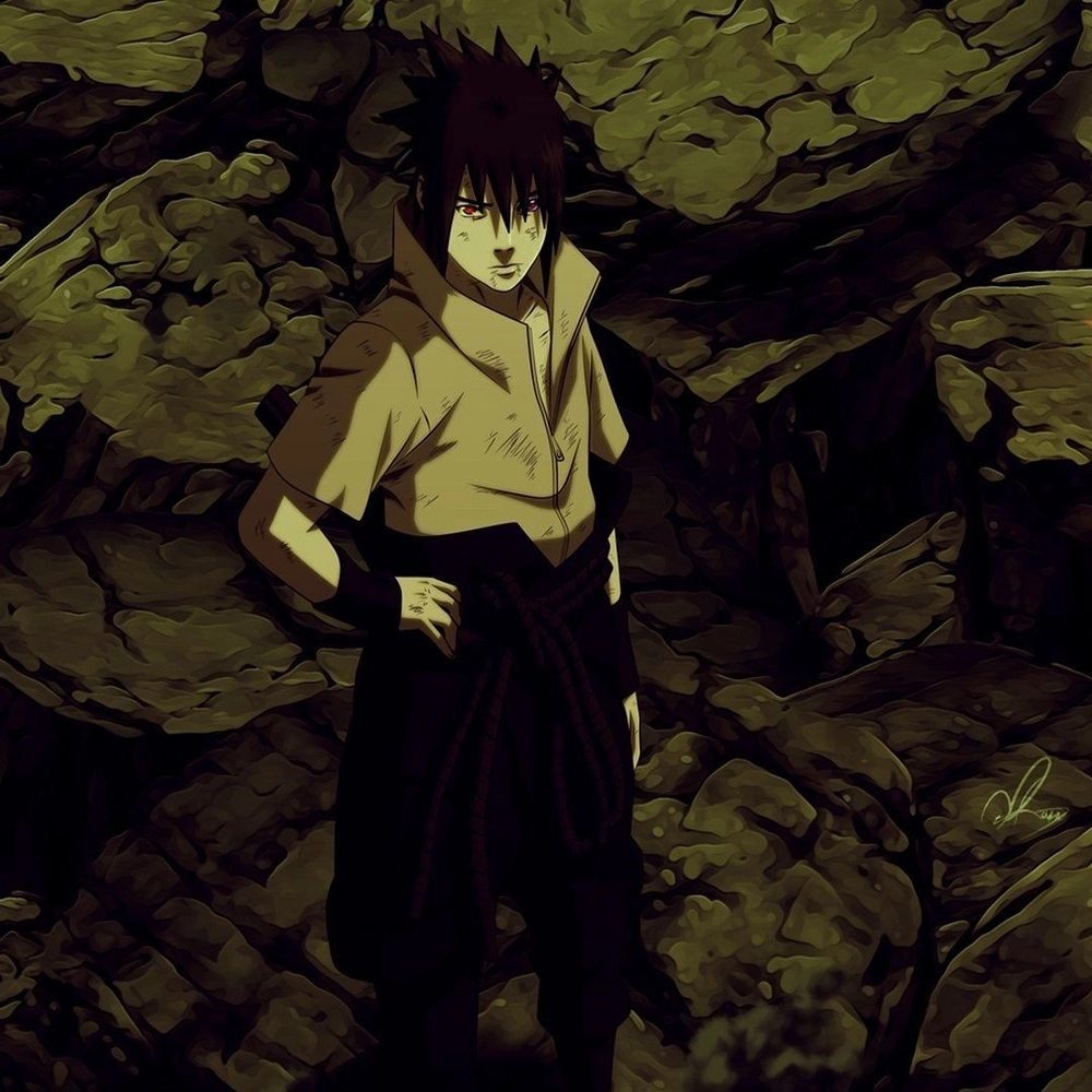 ảnh sasuke lúc nhỏ dễ nhận biết 