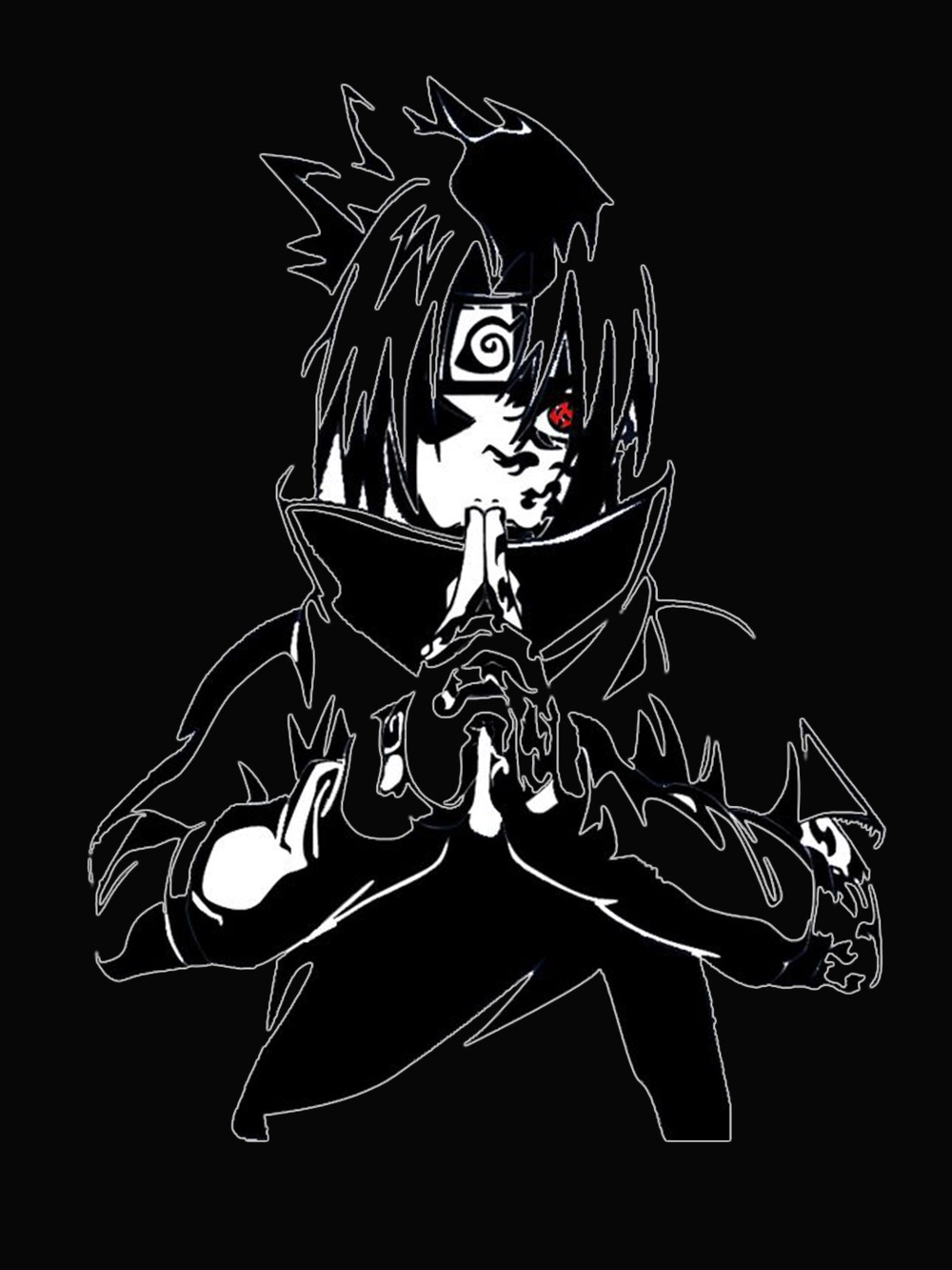 ảnh sasuke sharingan cực kỳ cuốn hút 