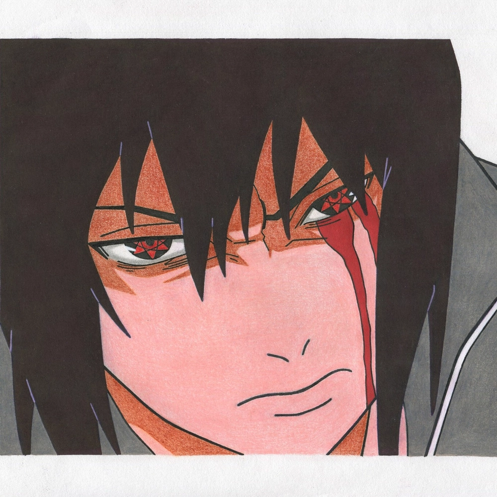 ảnh uchiha sasuke mang phong cách mạnh mẽ 