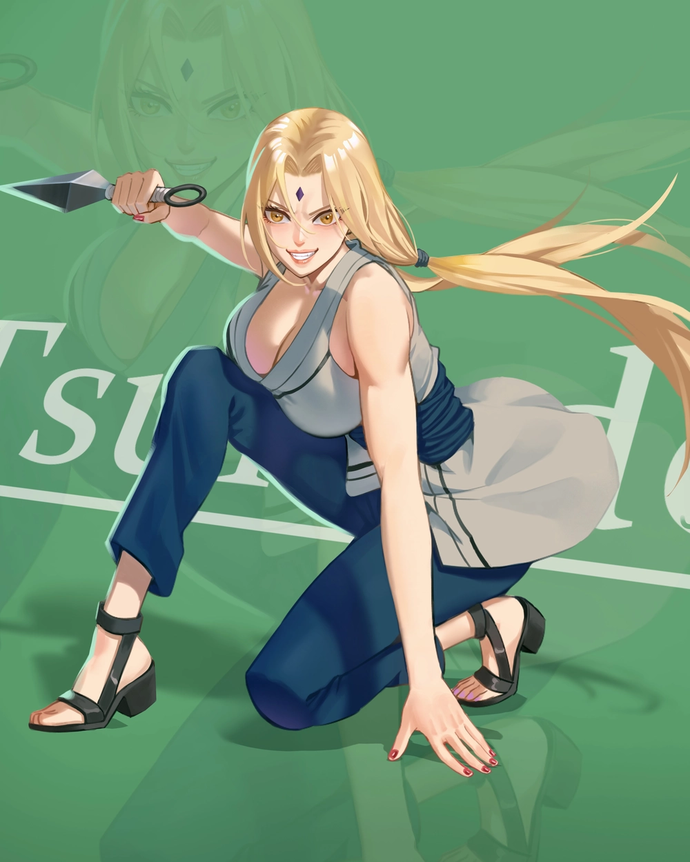 hình ảnh tsunade sinh động 