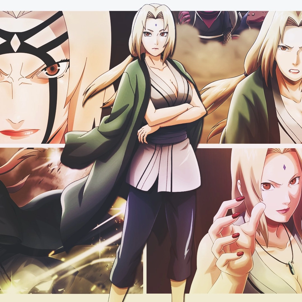 anh tsunade phiên bản anime 