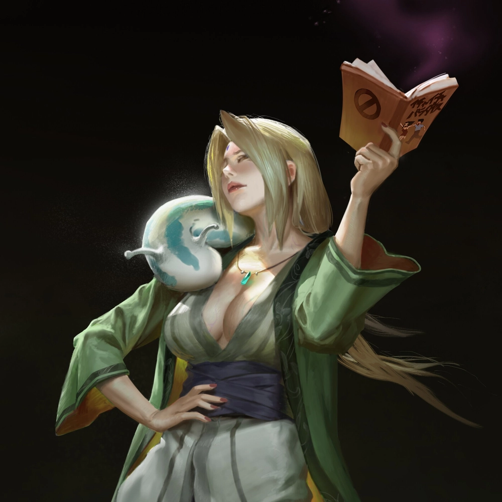 ảnh tsunade lúc trẻ 