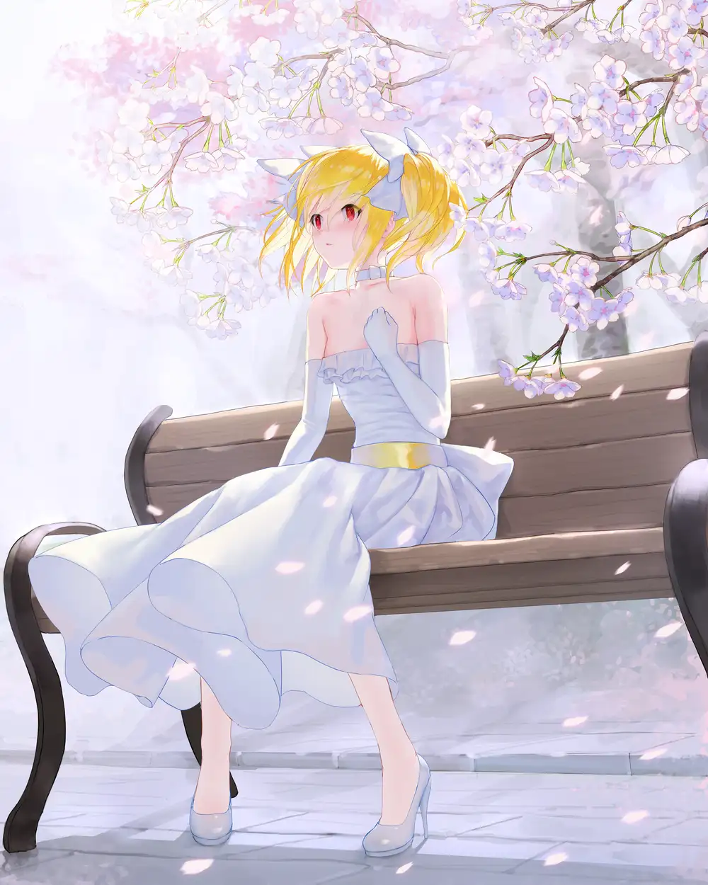 anime về hoa anh đào rơi tươi mới 