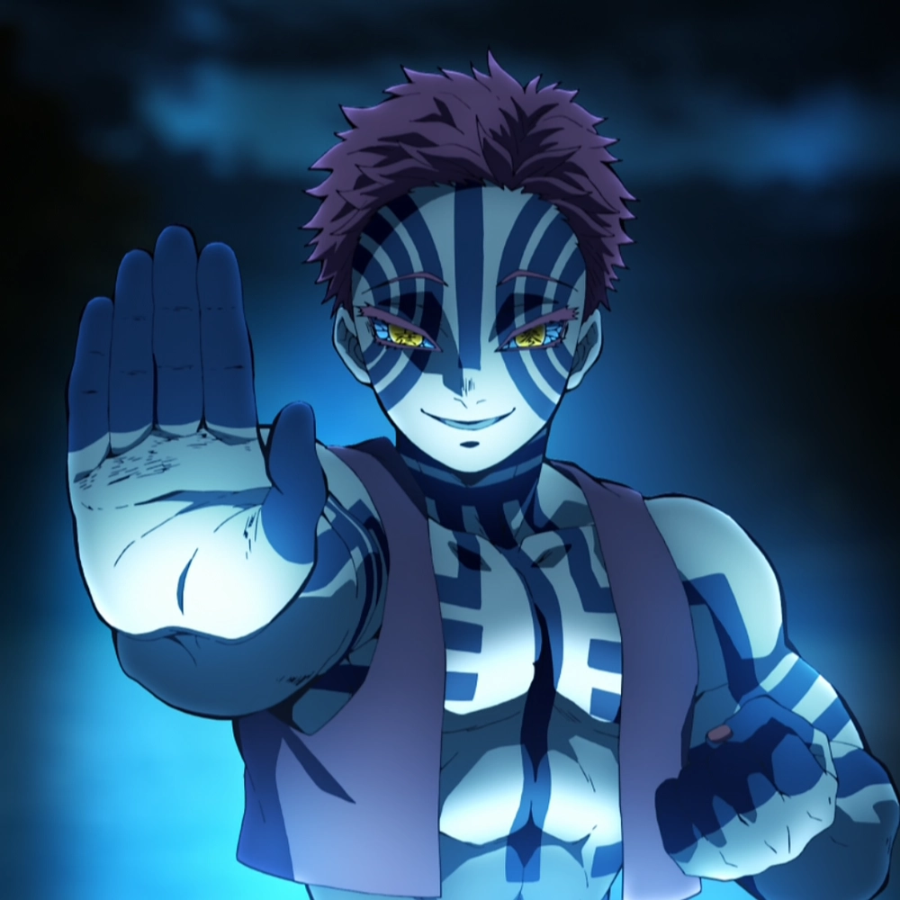 ảnh anime akaza khi xuất hiện lần đầu 