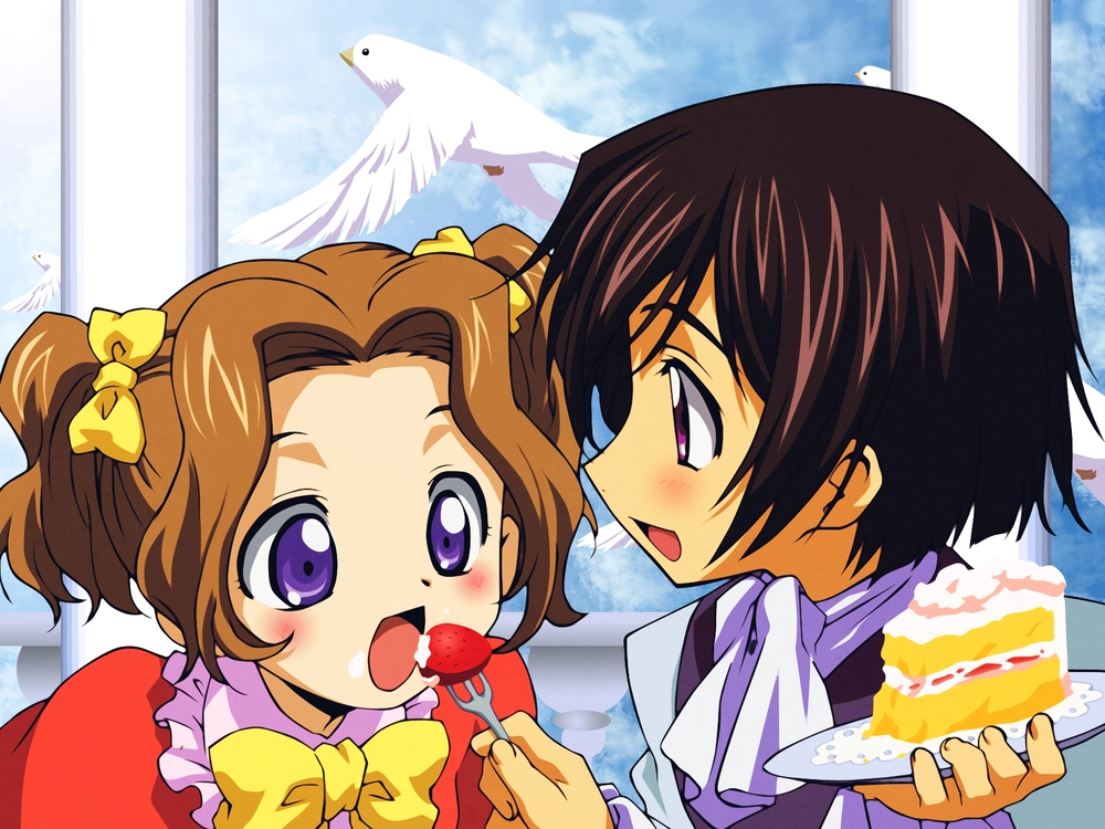 ảnh anime lelouch và nunnally vi britannia 