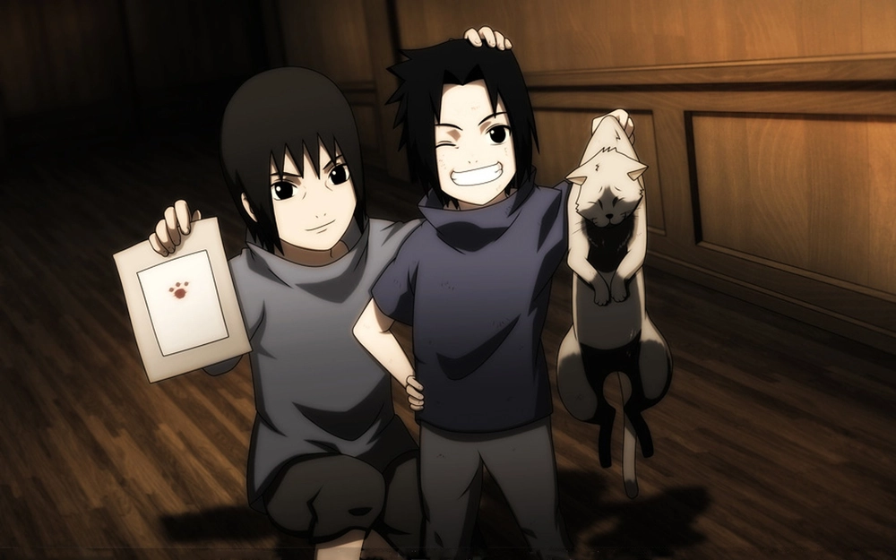 hình ảnh anime anh em sasuke itachi 