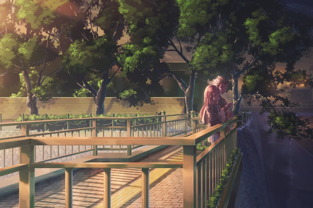 ảnh dáng hình thanh âm phong cách anime 