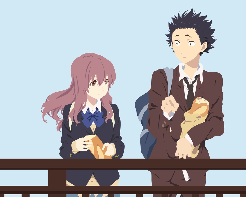ảnh anime dáng hình thanh âm trữ tình 