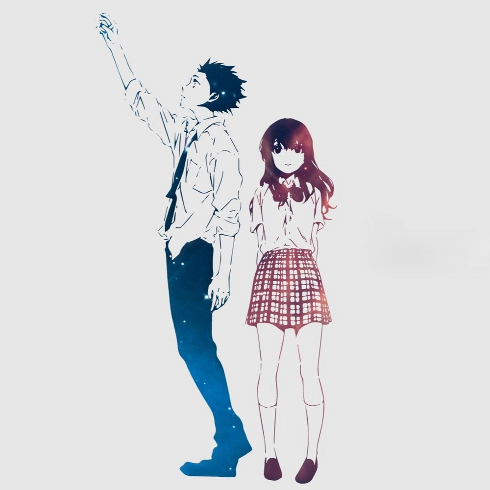 ảnh anime dáng hình thanh âm độc đáo 