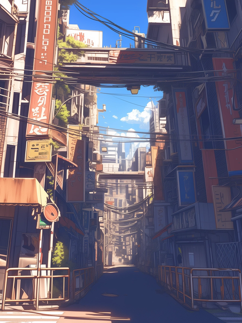 ảnh anime đường phố đẹp 