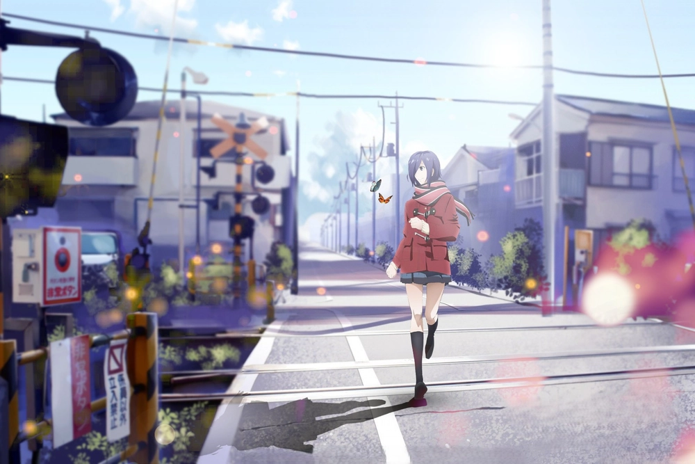 hình ảnh chill đường phố về đêm anime buồn nhẹ 