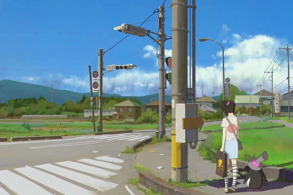 ảnh đường phố anime chill đậm chất nghệ thuật 