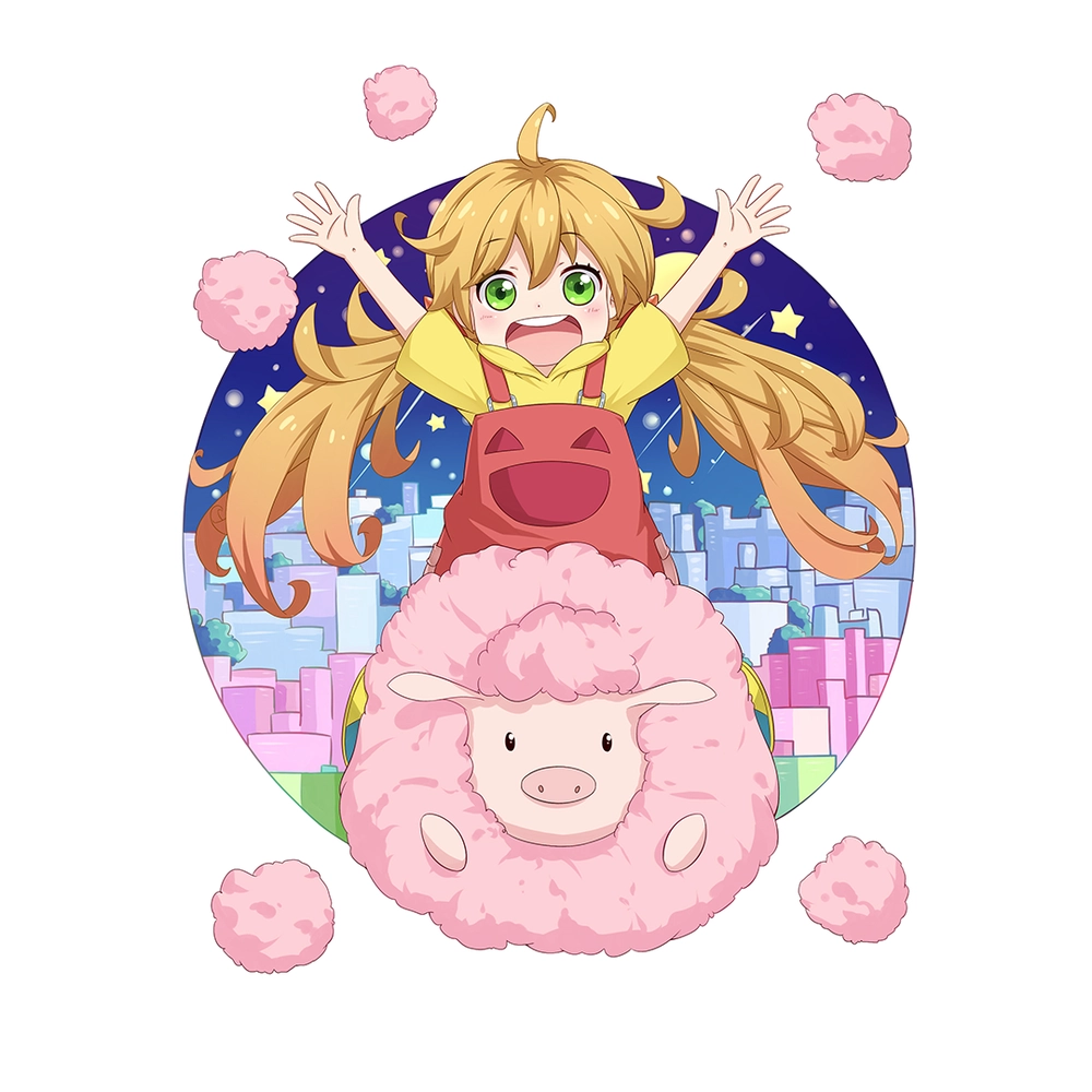 ảnh anime em bé vui vẻ tươi cười 