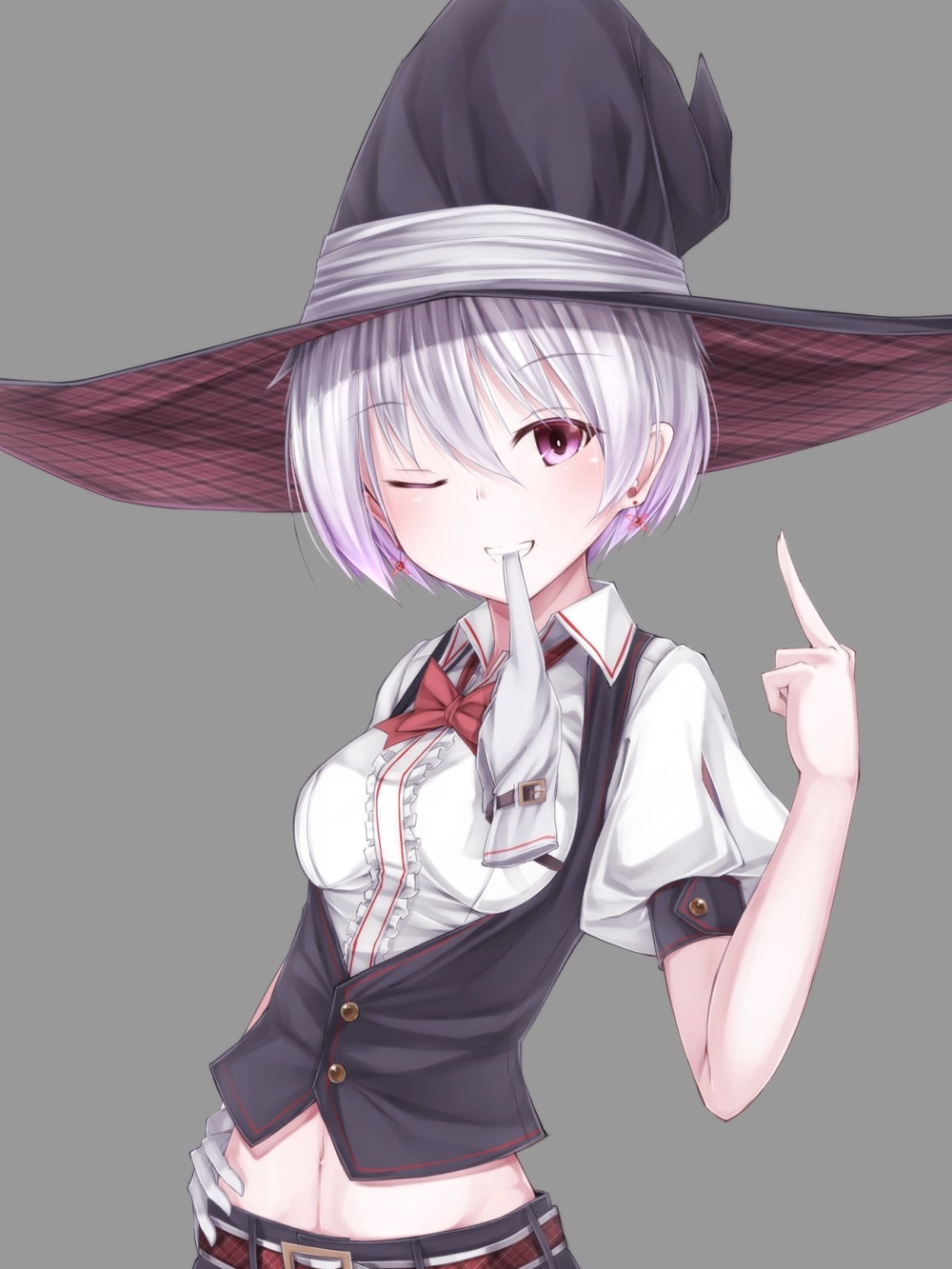ảnh hoạt hình anime thể hiện cử chỉ ngón giữa 