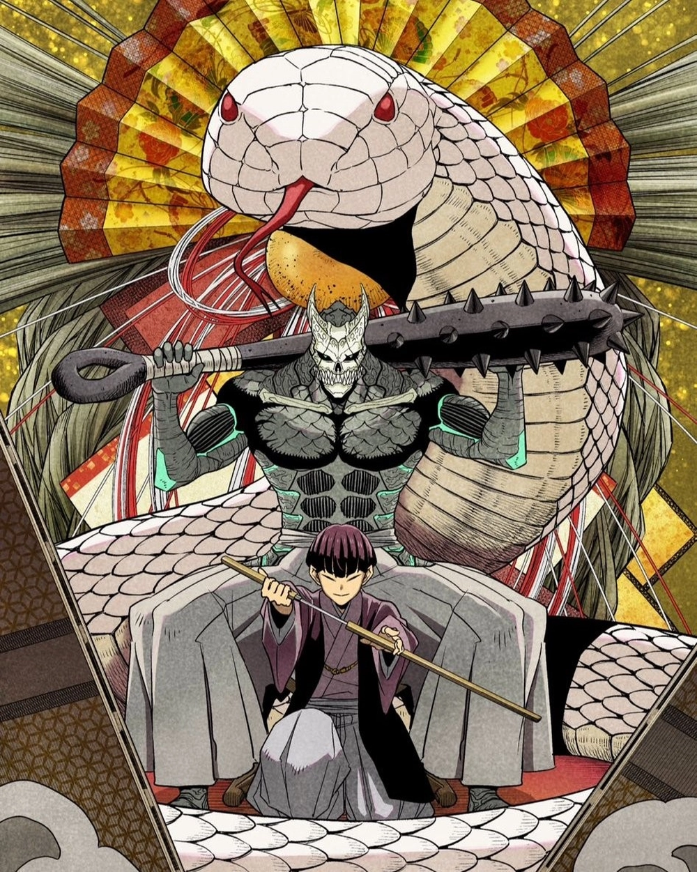 hình Kaiju No. 8 thể hiện sức mạnh 