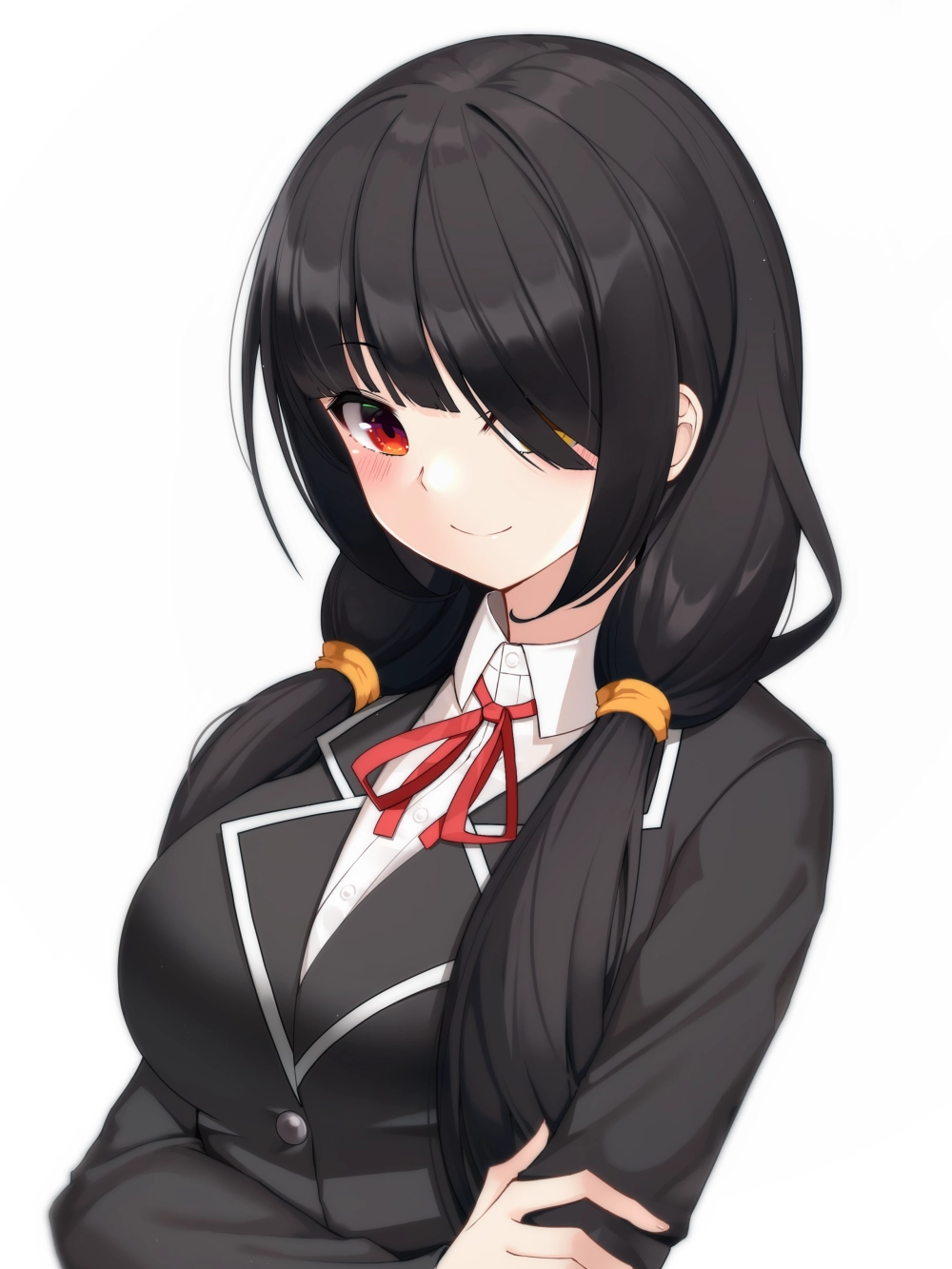 ảnh anime Kurumi mặc đồng phục đẹp mắt 