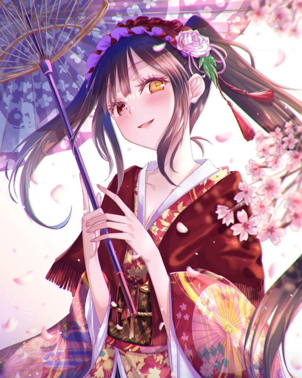 ảnh anime Kurumi cute, độc đáo và thu hút 