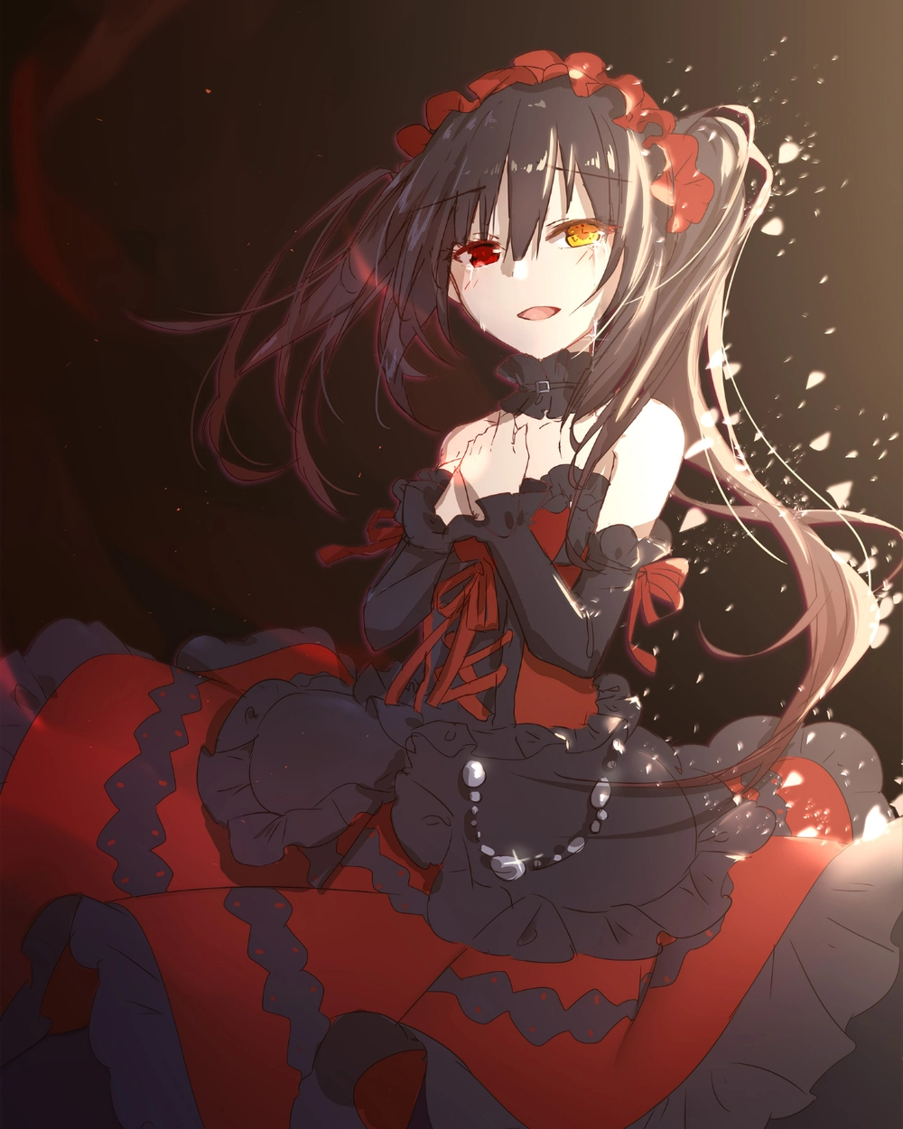 anime Kurumi Tokisaki ảnh nghệ thuật đẹp 