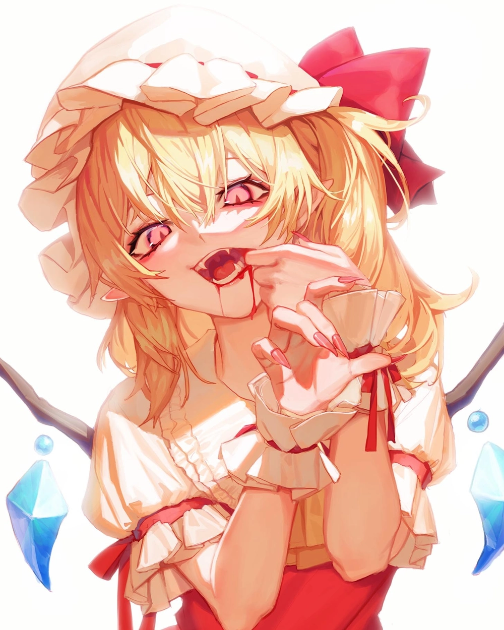 ảnh anime phong cách ma cà rồng nữ 