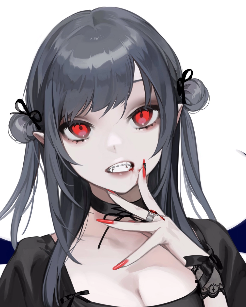 hình ảnh nhân vật ma cà rồng cute trong anime 
