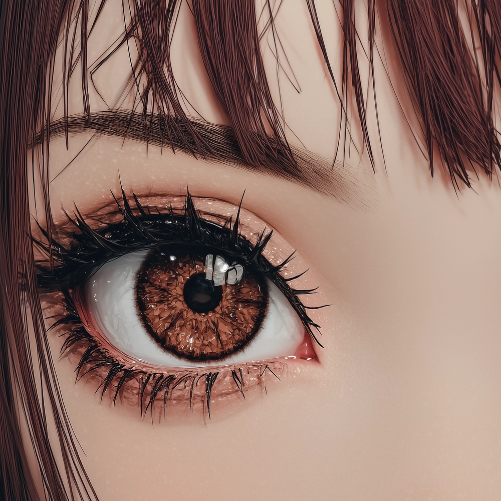 ảnh mắt anime nữ đẹp và ngầu 