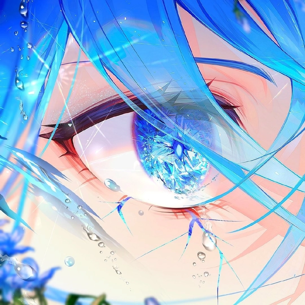 ảnh mắt anime nữ thần thái 