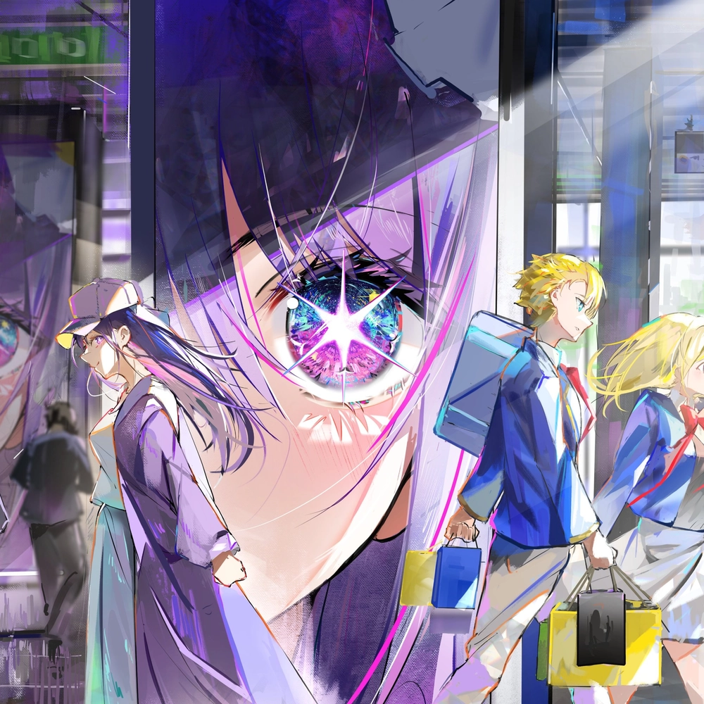 anime nhân vật phụ có đôi mắt ấn tượng 