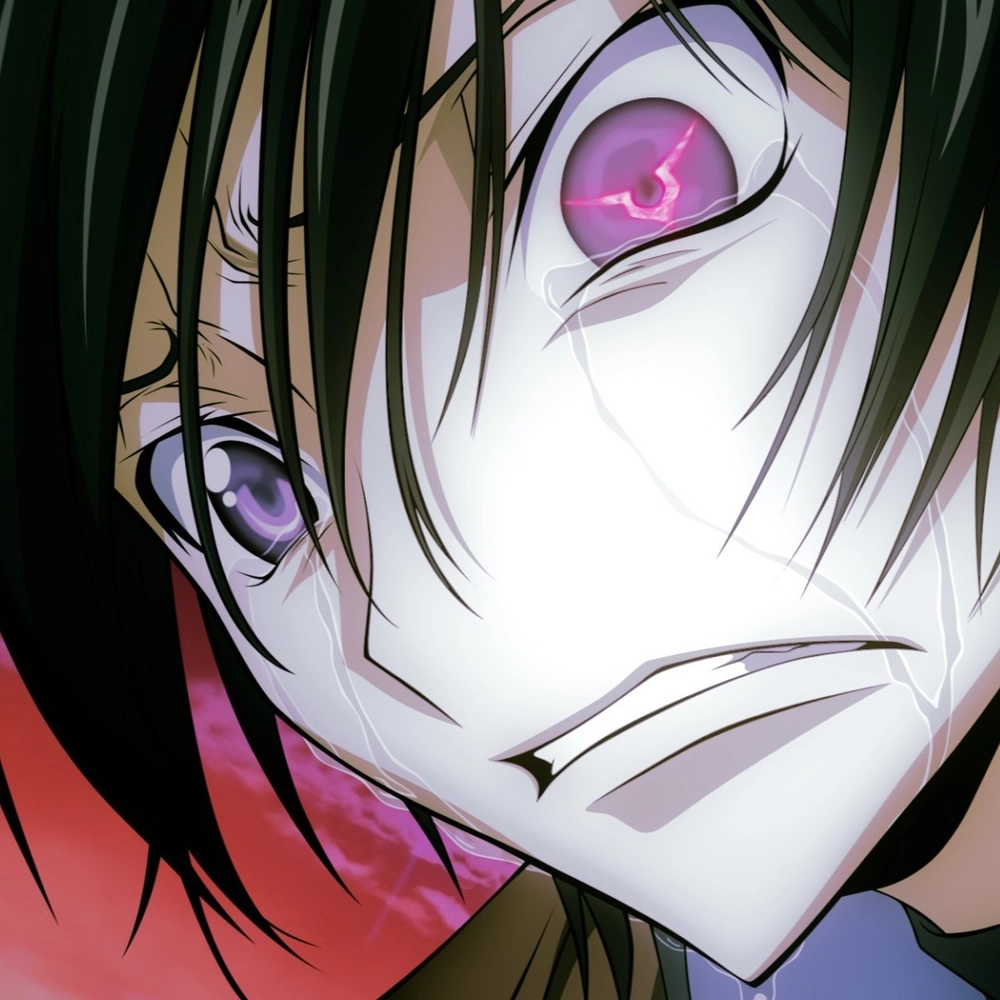 ảnh anime nhân vật nam với ánh mắt lạnh lùng 